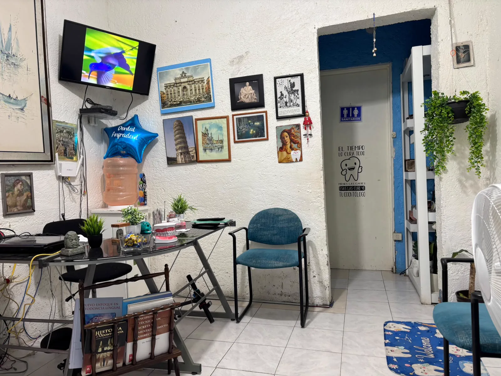 Área de recepción de Dental Anfradent